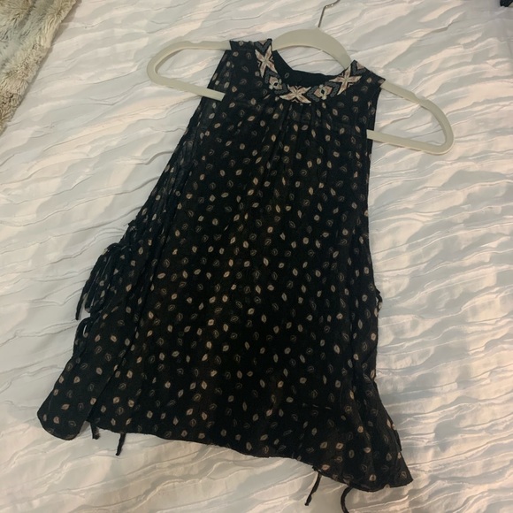 Free People Ride Easy Tie Side High Neck Tank - Picture 4 of 7